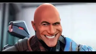 Rock raise eyebrow but in fortnite