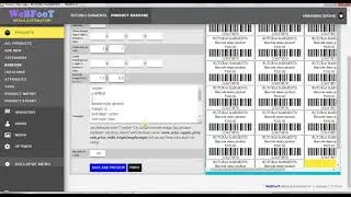 How to print Barcode using WeBFooT SMART RETAIL?