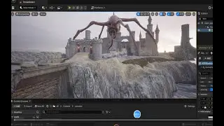 Unreal Engine 5 Chinese tutorial: Monster in castle. 初学者虚幻5中文教程 : 城堡怪物教程