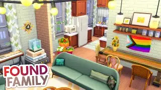 Found Family Apartment 🏳️‍🌈 // Sims 4 Speed Build