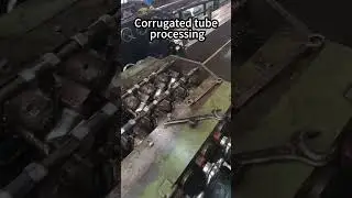 The Manufacturing Process of Corrugated Copper Tubes #machine #stickwelding #factory