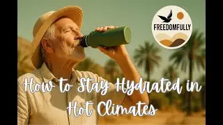 How to Hydrate Properly in Hot Climates | Freedomfully #retirementjourney #retireesupport