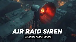 Air Raid Siren | Extremely Loud Emergency Warning Alarm | Scary Loud Siren Sound