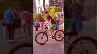 Tota Shows Off His Bike Skills To Ray