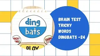 Brain Test: Tricky Word DINGBATS - 24 || Walkthrough Gameplay || #shorts