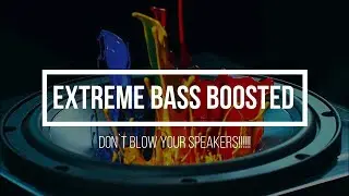 Rihanna - Pour it up - Decaf (Extreme Bass Boosted)