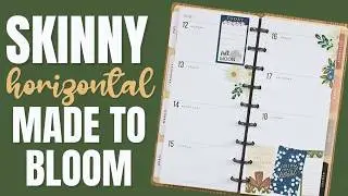 May Tarot Journal Faith Planner SetUp Made to Bloom - Happy Planner Skinny Classic