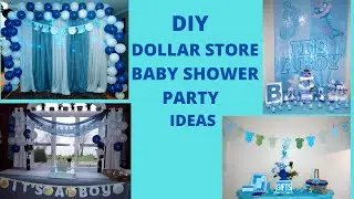 DIY Dollar Store Baby Shower Party Ideas / How to decorate a Baby Shower on a Budget