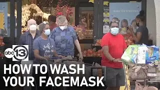 Tips for properly wearing and washing your face mask