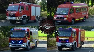 🚨 [ACHTUNG BAHNSCHRANKE!] TLF 20/16 + MTW FF Niederlamnitz + MZF + HLF 20 + GW-L 2 FF Kirchenlamitz