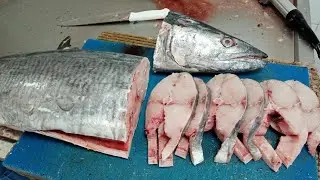 how to cut king fish into steak butchersnad