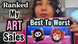 I Ranked My Art Sales from 2025! Best To Worst 🏆💀✨