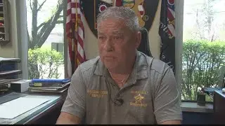 Belmont County Sheriff Dave Lucas reacts to Union Local school bus fight