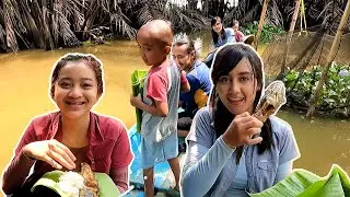Makan Ikan Gabus di Prau, Sing Penting yu Rindu Bungah
