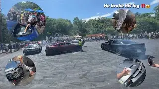HELLCATS & SCATPACKS TAKEOVER JACKSONVILLE LEGAL PIT ‼️‼️ *MULTIPLE CRASHES*