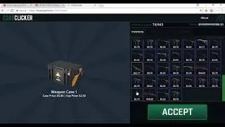 CSGO CLICKER HACK INFINITE MONEY!!!?? [Patched check desc for new method]