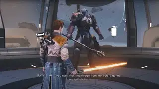 Cal Kestis kills Rayvis -  Full boss fight cutscenes
