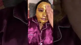 gold peeloff mask #music #dayoffvibes #enjoy