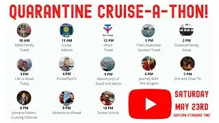 LIVE!  Travel Talk with Cheri!  Cruise-a-Thon!!!!  All Day!!!!