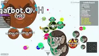 AGAR.IO SERVER TAKEOVER WITH BOTS #1145 || OP-BOTS.COM