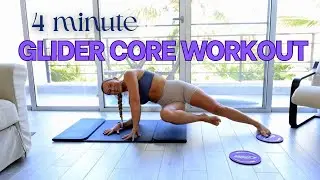 Glider Core Workout - Surf Trip / Home Plank Follow Along