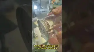 Semi Automatic Plastic Can Seamer for Small Bussines