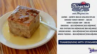 Stingaree Restaurant Does Your Cooking For Thanksgiving.