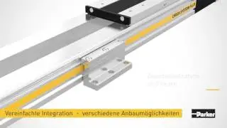 Parker Elektrische Linearachse BHD mit Zahnriemenantrieb