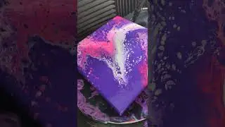 Pink Phoenix Painting with Jazz (Live Art)
