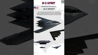 US Top & Most Advanced Combat Aircraft | B-2 Bomber Spirit #b2bomber #shorts