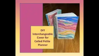 How to DIY interchangeable covers for Erin Condren Petite Planners (when coiled)