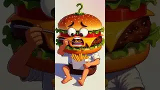 &ldquo;Burger Head Cartoon &ndash; Funny & Cute Short!&rdquo;