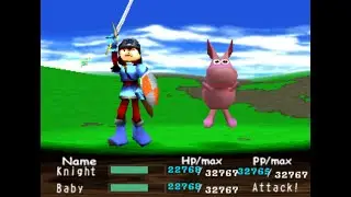 [Guardian's Crusade] Knight and Baby max level 32767 vs Strongest Random Encounter
