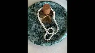 Natural Verde Alpi Green Marble Home Decor Set - Tray, Dispenser and Candleholder. #marbledecor