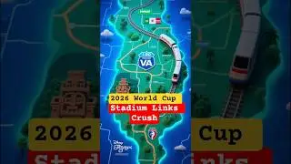 2026 Stadium Links Crush 2018 Russia Rails Epic! #WC2026Connections  #football #worldcup #history
