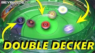 We made BEYBLADE X battle in the DOUBLE DECKER STADIUM and this HAPPENED
