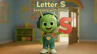 Песенка про букву S | Обучение с Loopy | 4K | Распознавание букв и звуков | Детские песенки | Пес...