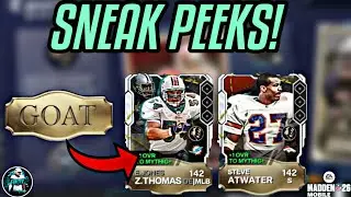 GOAT PROMO REVEAL! ELEVEN NEW 142 OVR MYTHICS AND MORE! Madden Mobile 26