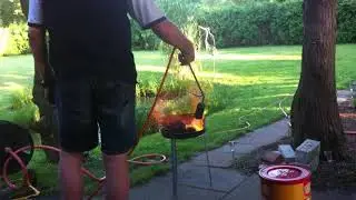 Grill vorheizen