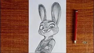 Easy Judy Hopps Drawing Step by Step | Simple Zootopia Tutorial for Beginners