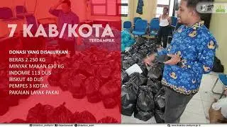 Penyerahan bantuan POSKO Distanbun Aceh ke 7 kabupaten terdampak bencana hidrometeorologi Aceh