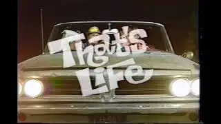 THAT'S LIFE opening credits, ABC weekly musical comedy series