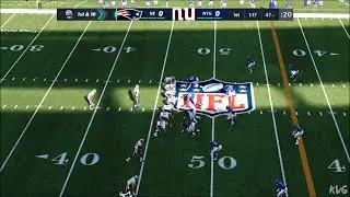 Madden NFL 21 - New York Giants vs New England Patriots - Gameplay (PS4 HD) [1080p60FPS]