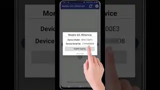 How to know morpho serial number | Morpho Device | #morpho #serial #fingerprint #shorts