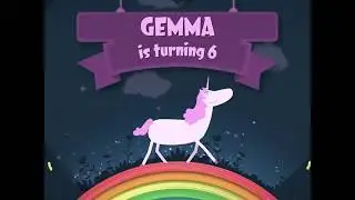 Kids Virtual Birthday Party : Unicorn Theme Invitation : Mini-Epic.com