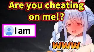Usada Pekora got speechless when she noticed her viewers are cheating on her