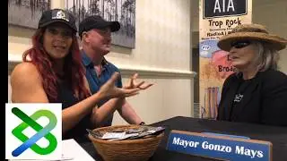 Key West Hon. Mayor Gonzo Interviews Joy and Jason with 'Buddha Gear' at KulaParty3