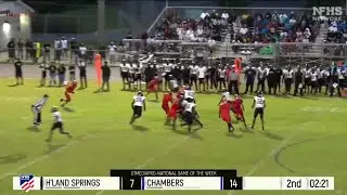 Highland Springs beats Julius Chambers 26-20