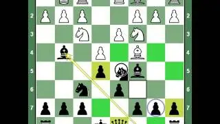 Сальве &mdash; Чигорин. Связка коня