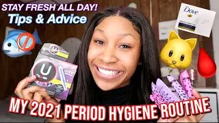 HOW TO STAY FRESH DOWN THERE ON YOUR PERIOD 🐱🧼🩸 | My Period Hygiene Routine + SMELL GOOD DOWN THERE!